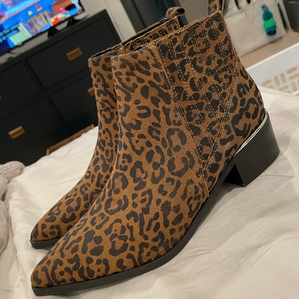 Marc Fisher Cheetah Booties